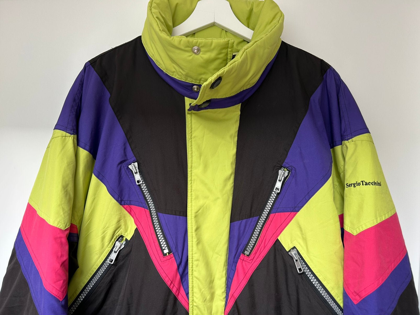 Retro Vintage Fout Skipak mt. L Sergio Tacchini, Kleding | Heren, Ophalen of Verzenden, Zo goed als nieuw, Maat 52/54 (L), Pak