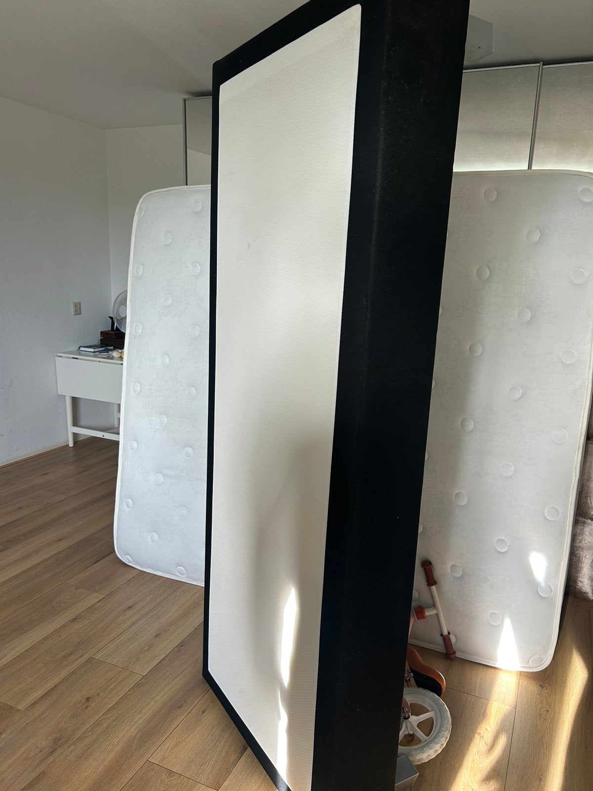 BOXSPRING 160x200 2 personen met matras, Ophalen, Zo goed als nieuw