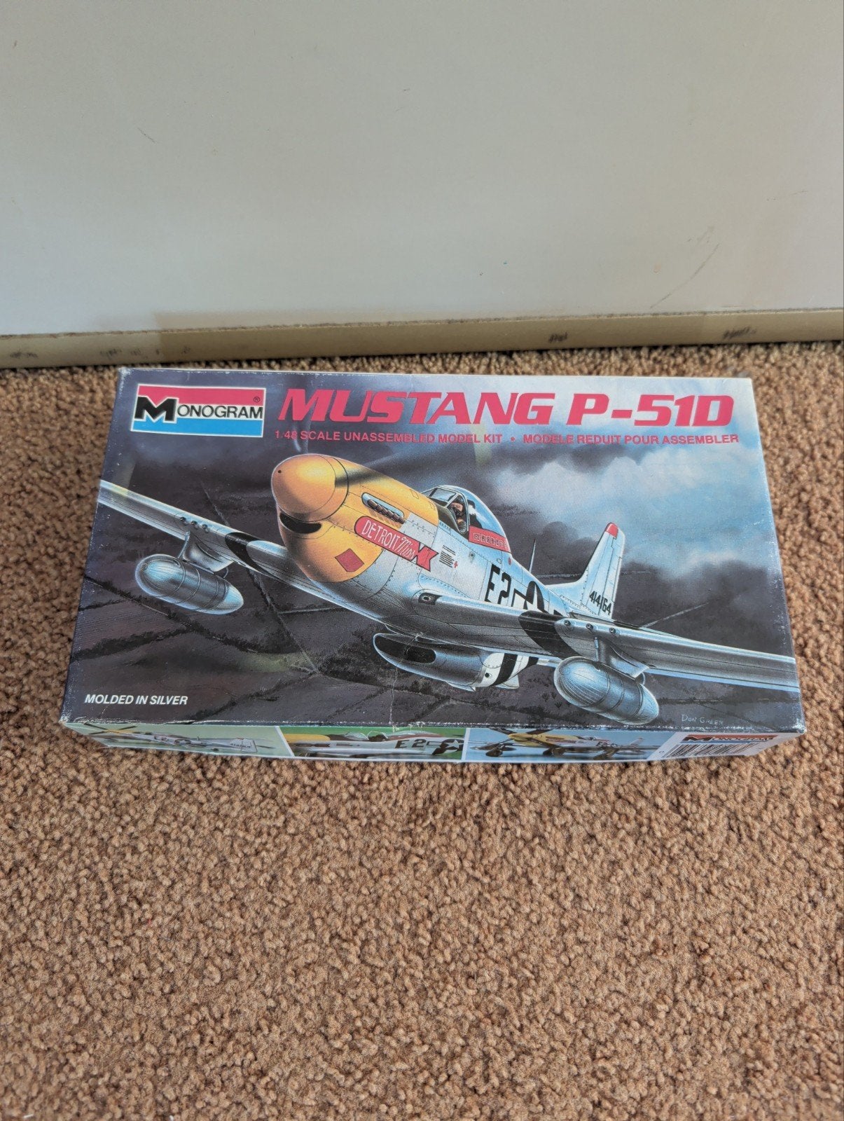 Monogram Mustang P-51D Schaal 1/48 Modelbouw Vliegtuig, Overige merken, Nieuw, Ophalen of Verzenden, Groter dan 1:72