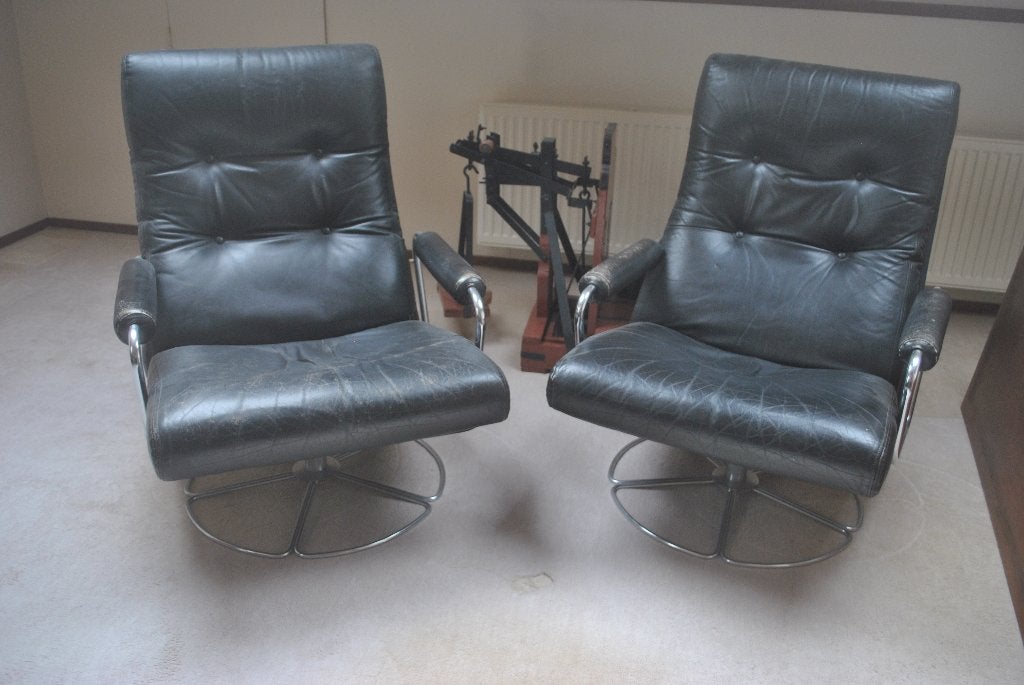 2 Fauteuils, vintage Jan des Bouvrie, Gelderland jaren 70, Ophalen, Huis en Inrichting