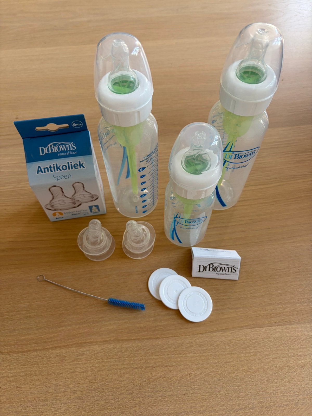 Dr Brown flessen en spenen - NIEUW, 70% korting!, BPA-vrij, Ophalen of Verzenden, Babyfles, Nieuw