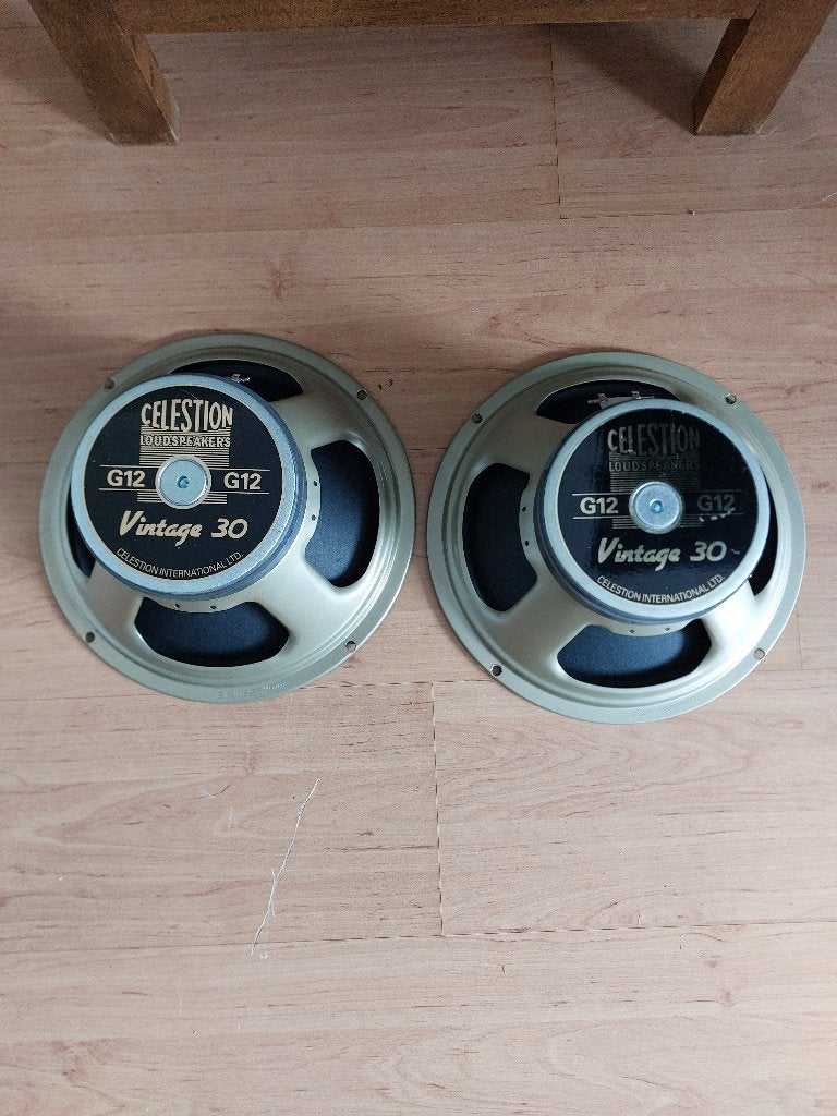 2x Celestion Vintage 30 ZGAN gitaar speaker, Muziek en Instrumenten, Instrumenten | Onderdelen, Ophalen of Verzenden, Zo goed als nieuw