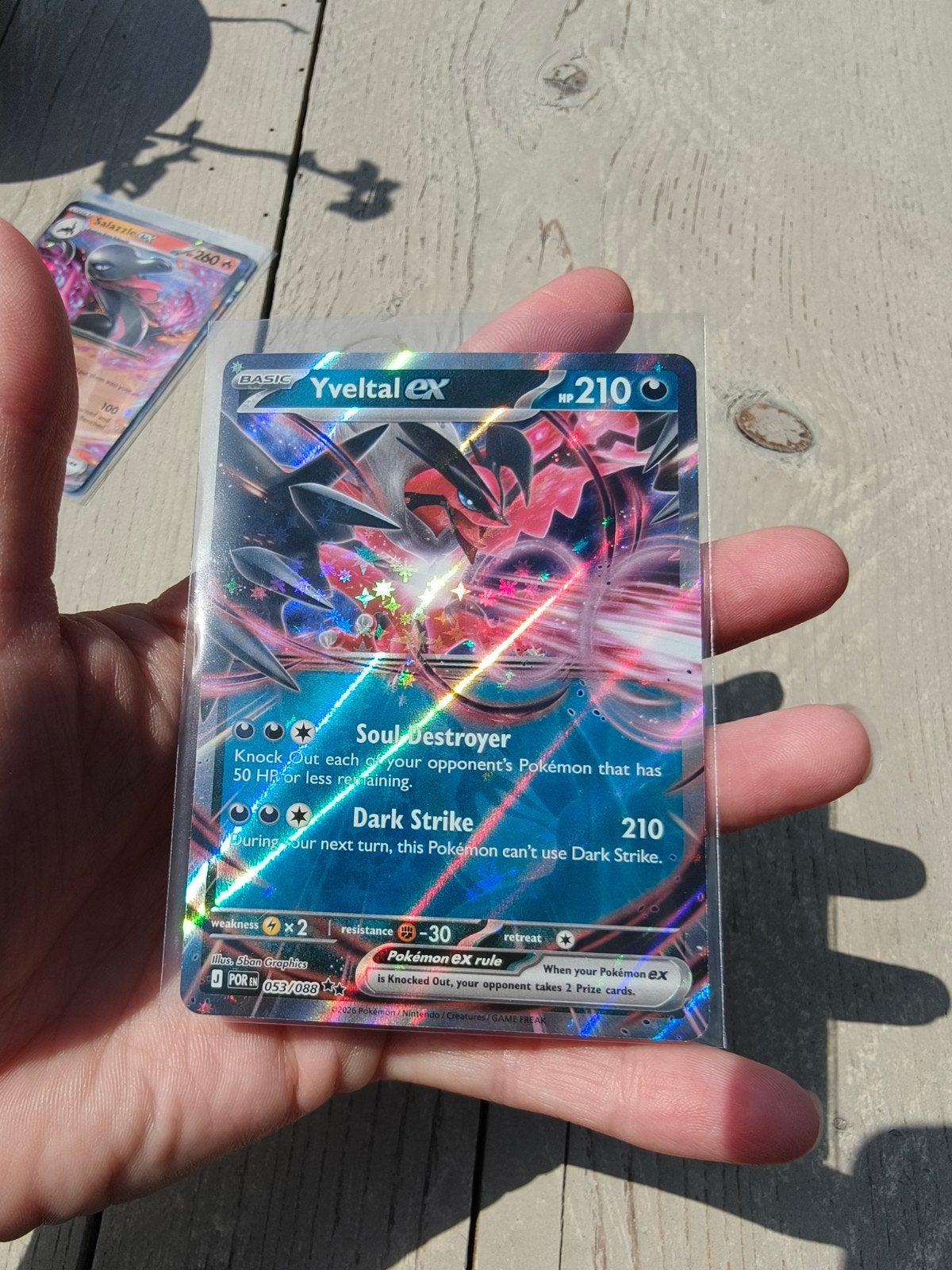 Yveltal EX - perfect order., Ophalen of Verzenden, Nieuw, Losse kaart, Foil