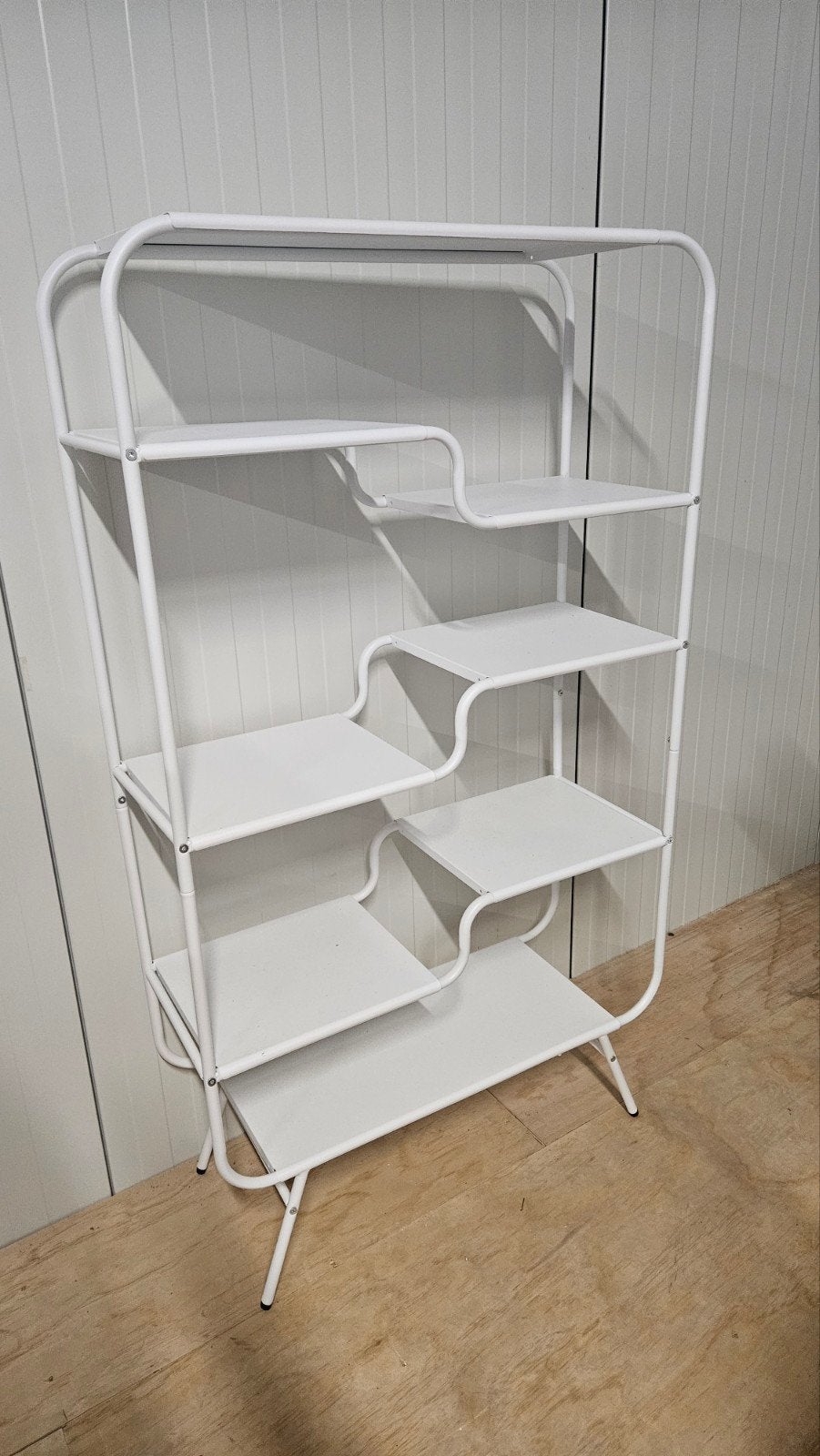 Wit metalen kast Malfa wit (2x), Gebruikt, Metaal, 25 tot 50 cm, 50 tot 100 cm