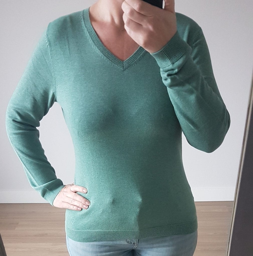 Trui Groen 40 Ongedragen 100% Katoen Peek & Cloppenburg, Maat 38/40 (M), Verzenden, Nieuw, Groen