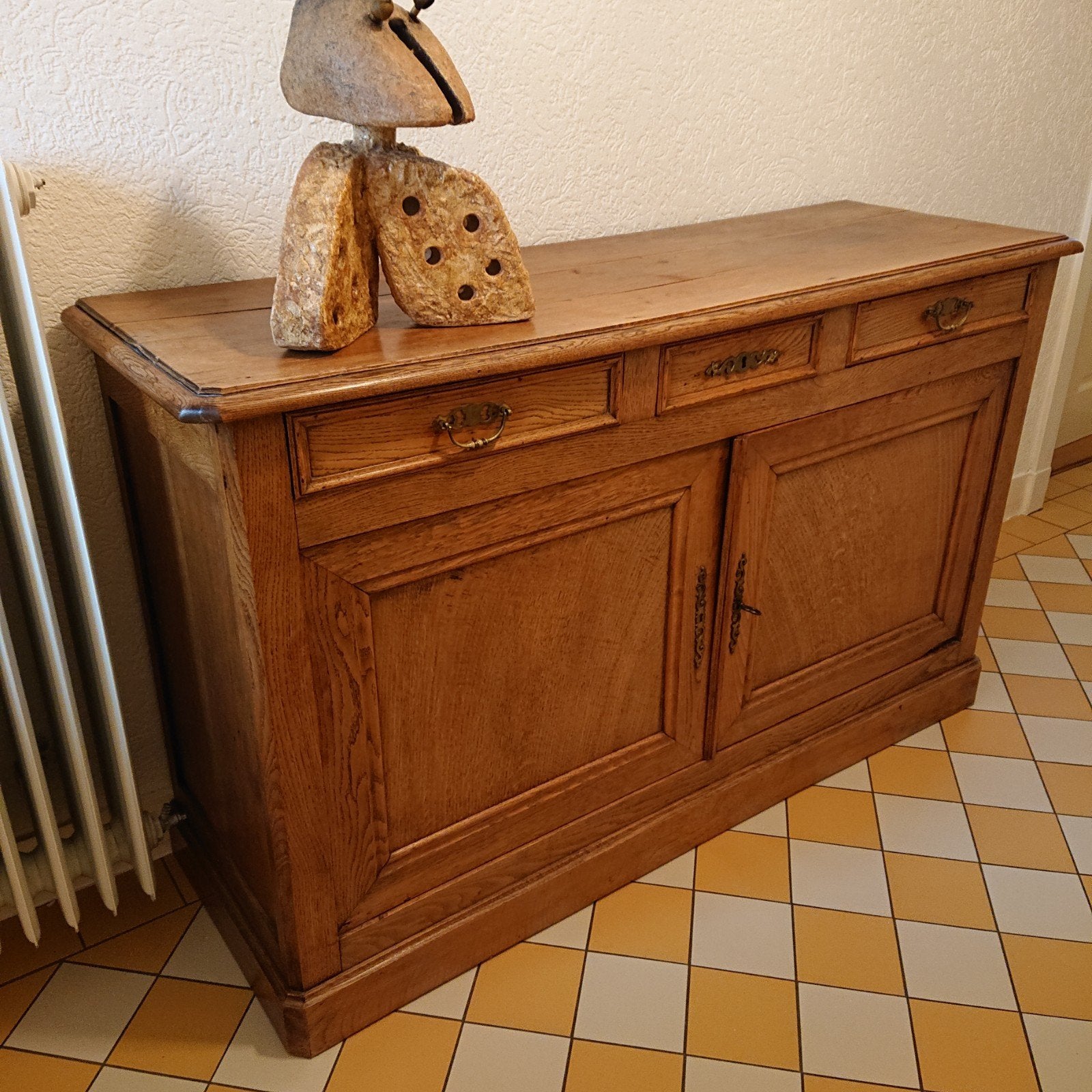 Antiek eiken dressoir - doorleefd en oerdegelijk, Ophalen