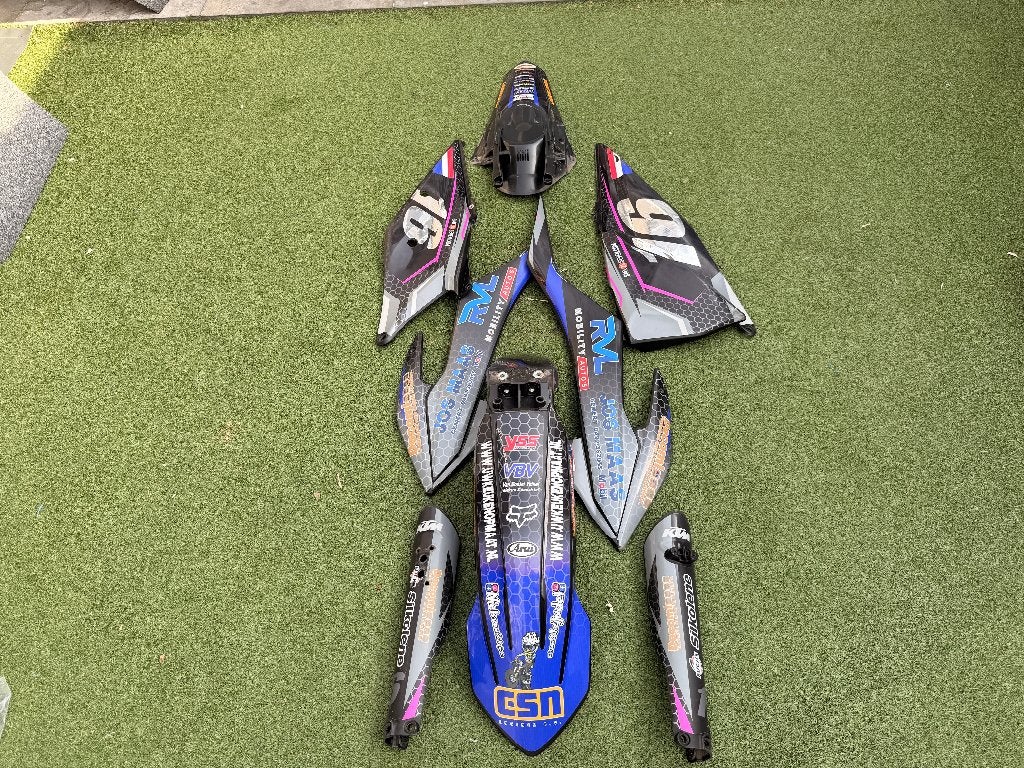 plastic kit Zwart KTM 2019 t/m 2022, Ophalen of Verzenden
