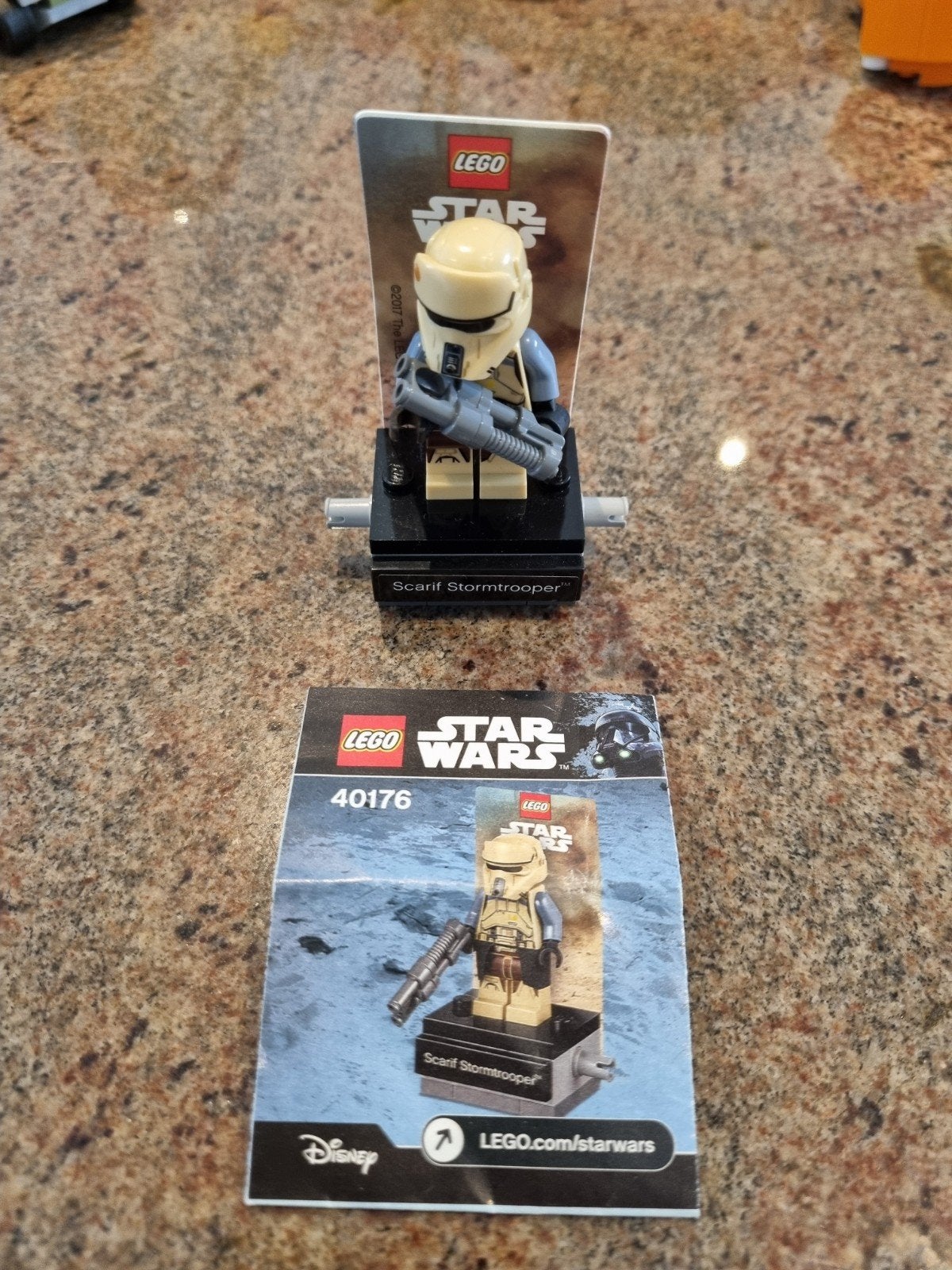 LEGO Star Wars Scarif Stormtrooper 40176 met beschrijving, Star Wars, Lego, Ophalen of Verzenden, Zo goed als nieuw