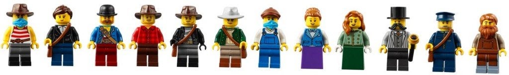 Trein in het Wilde Westen - LEGO Bricklink - 910044, Ophalen, Inclusief accessoires, Lego, Nieuw