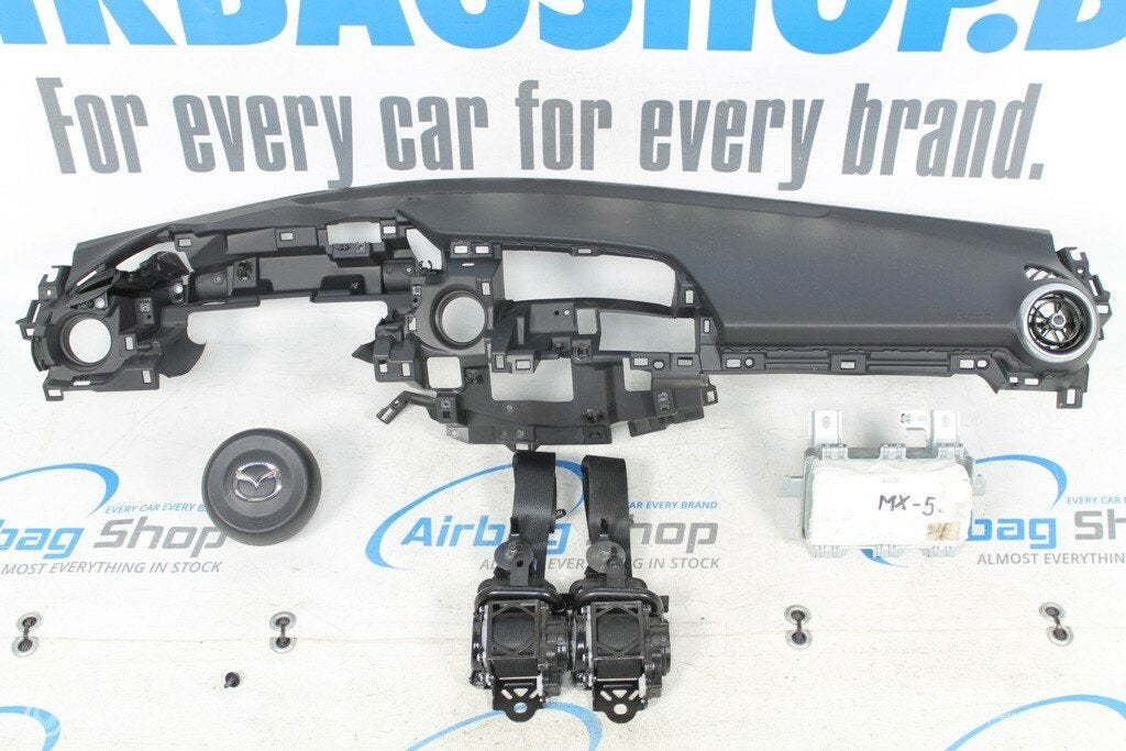 Airbag set - Dashboard zwart Mazda MX-5 (2015-heden), Gebruikt, Ophalen of Verzenden