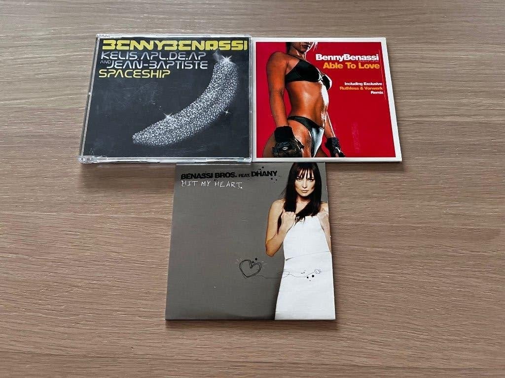 Benny Benassi 3x Maxi Single Hit My Heart Spaceship Kelis, Ophalen of Verzenden, Zo goed als nieuw, Single