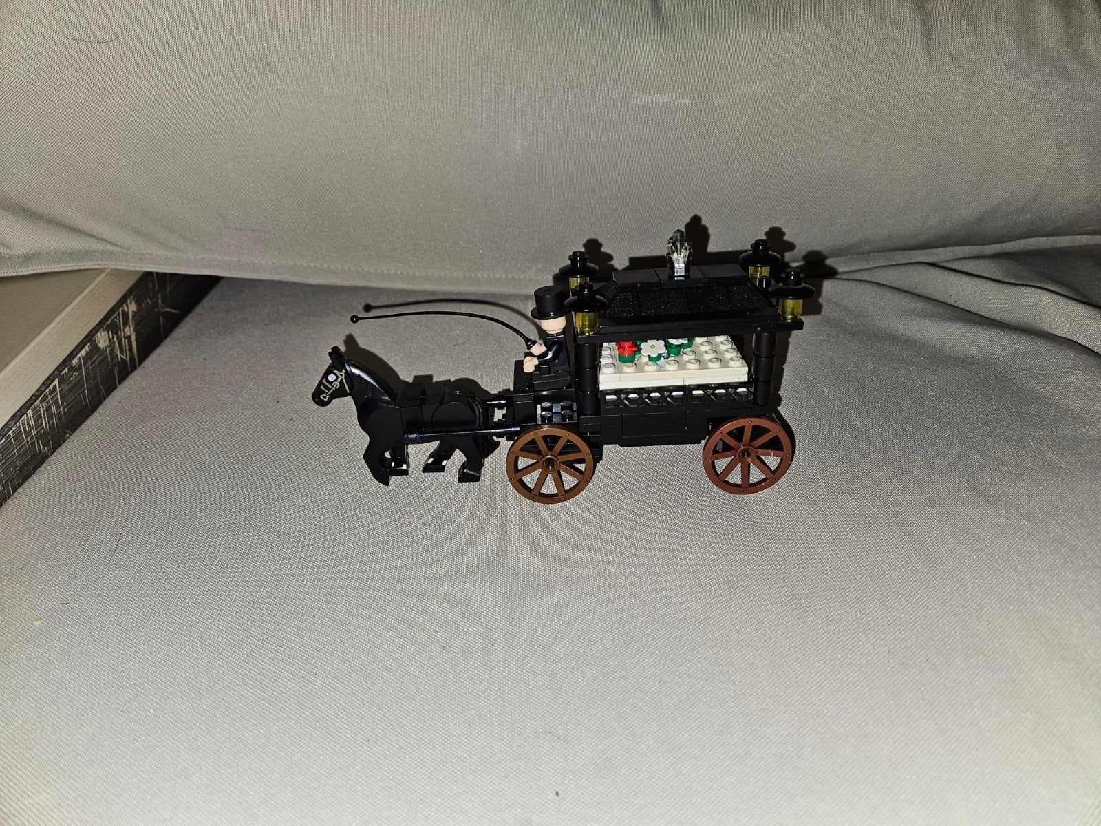 Lego lijkwagen met paard en koetsier, Ophalen, Zo goed als nieuw, Overige merken