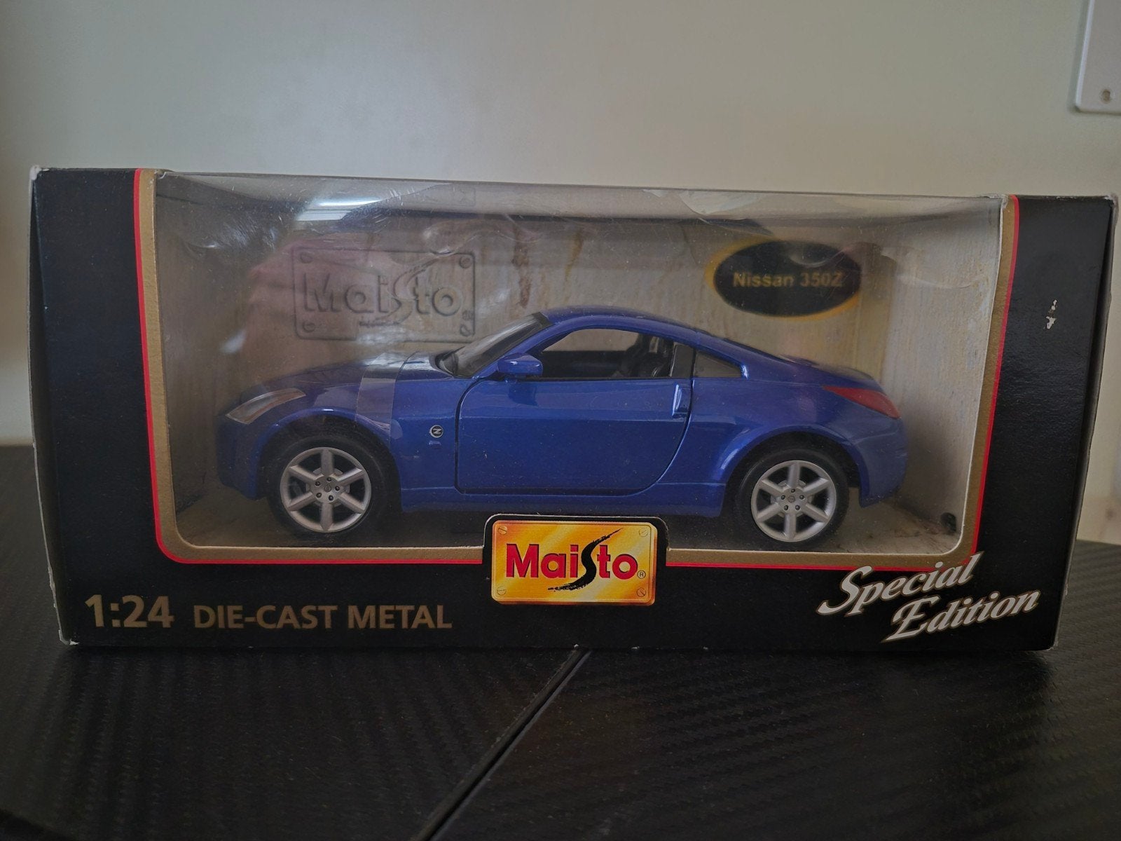 Maisto Special Edition 1:24 – Nissan 350Z (Blauw Metallic), Verzenden, Nieuw, Maisto