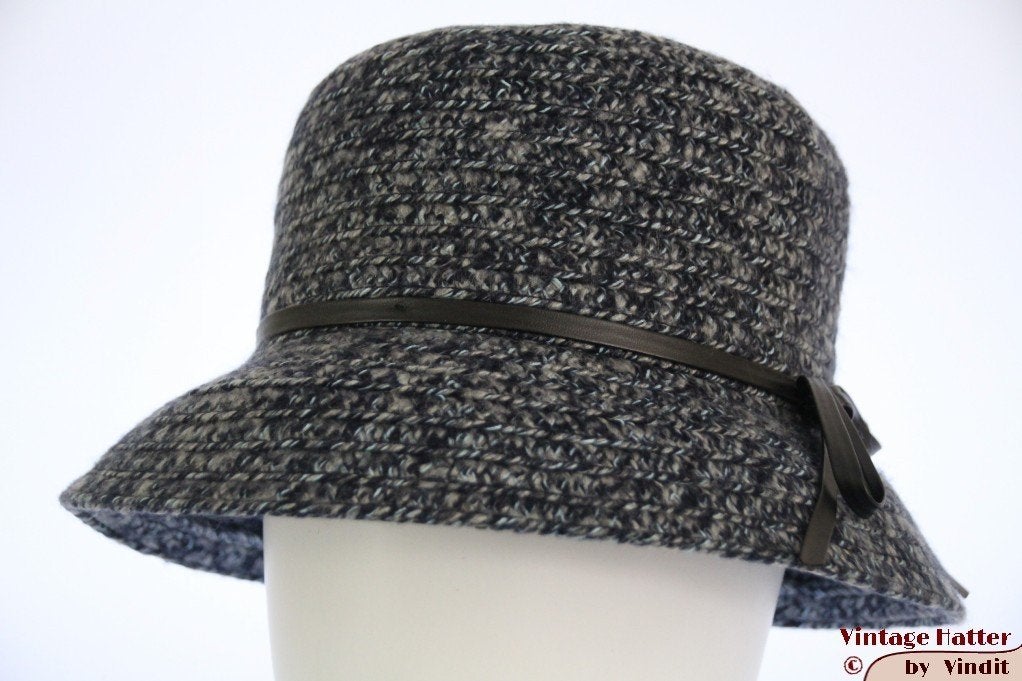 dameshoed Cloche dophoed Hawkins blauw 57 of kleiner nieuw, Hoed, Hawkins, Nieuw, One size fits all