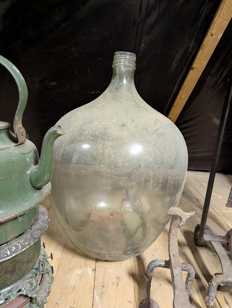 Grote glazen pot, Huis en Inrichting, Woonaccessoires | Vazen, Ophalen, Zo goed als nieuw, Overige kleuren, Glas