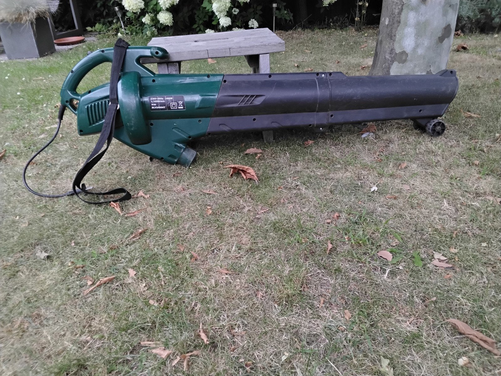 bladblazer, zonder zak, Tuin en Terras, Ophalen, Met versnipperfunctie, Gebruikt, Handgedragen