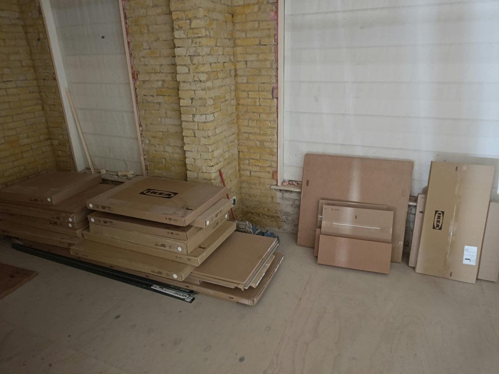 Nieuwe Ikea keuken, Ophalen, Wit, Nieuw, Enkelwandige keuken
