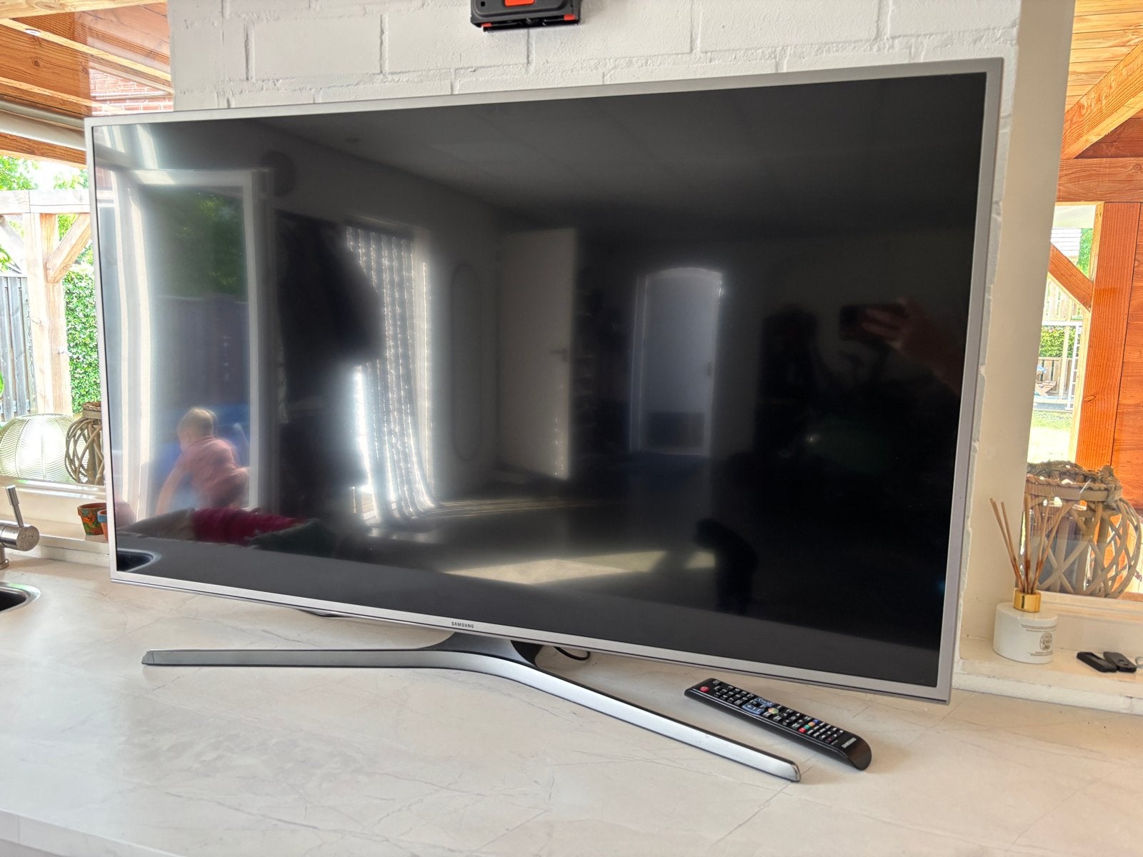 Samsung UE50JU6800W 50 inch LED TV, Ophalen, 50 Hz, Samsung, 100 cm of meer
