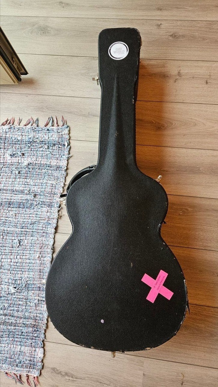 Stevige harde gitaarkoffer _ geschikt voor vliegen, Muziek en Instrumenten, Ophalen, Gebruikt, Akoestische gitaar, Flightcase