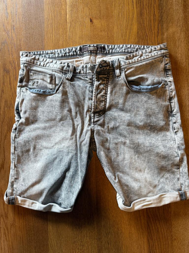 Chasin' denim shorts - Maat M, Ophalen of Verzenden, Gedragen, Grijs, Overige jeansmaten