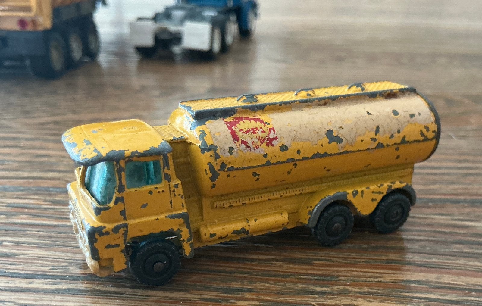 Vintage Husky Guy Warrior Shell tanker vrachtwagen, Ophalen, Gebruikt, Bus of Vrachtwagen