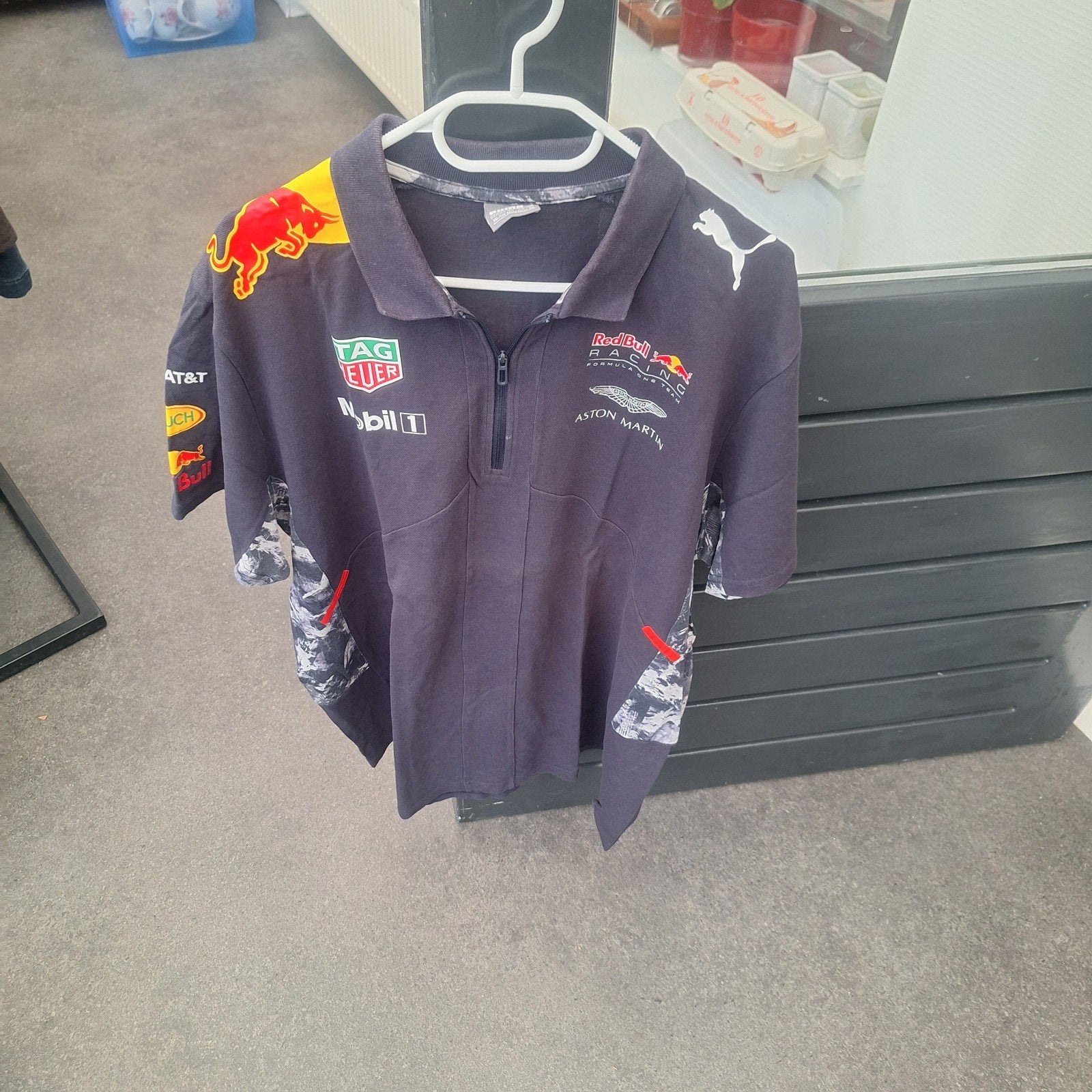 Polo Redbull., Ophalen of Verzenden, Overige maten, Blauw, Puma