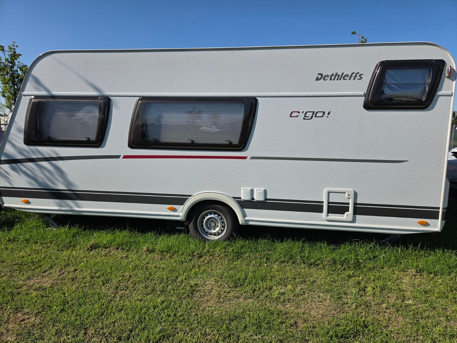 Dethleffs Cgo qsk 495 2018, airco,voortent, Caravans en Kamperen, Caravans, Rondzit, Airco, Particulier, Dethleffs