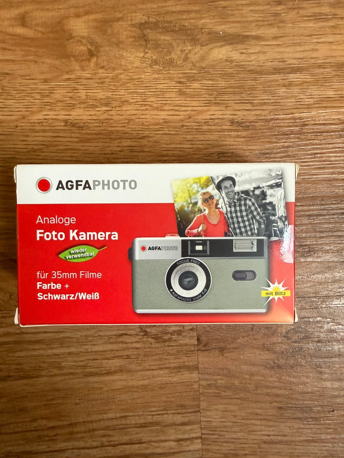 Agfa ananloog fotocamera voor filmrolletjes/ nieuw, Ophalen of Verzenden, Nieuw, Compact, Overige Merken