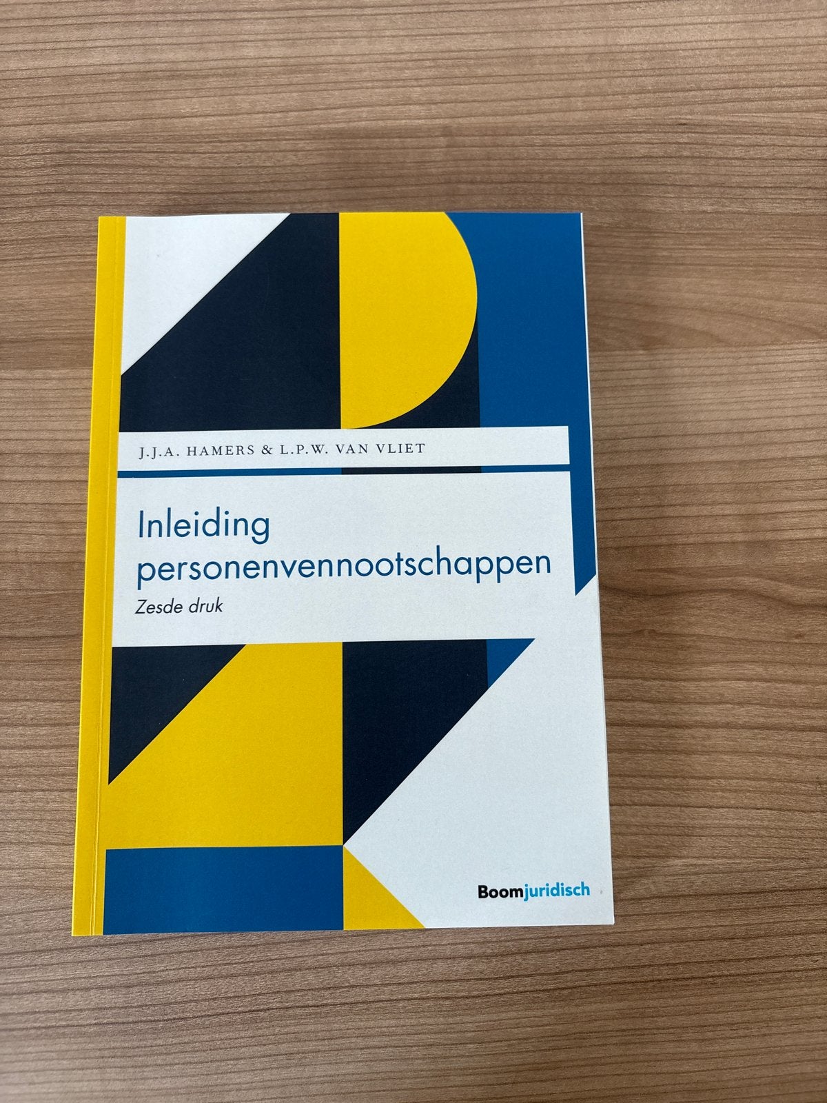 Inleiding personenvennootschappen - Zesde druk, Ophalen of Verzenden, Gamma, Zo goed als nieuw, HBO