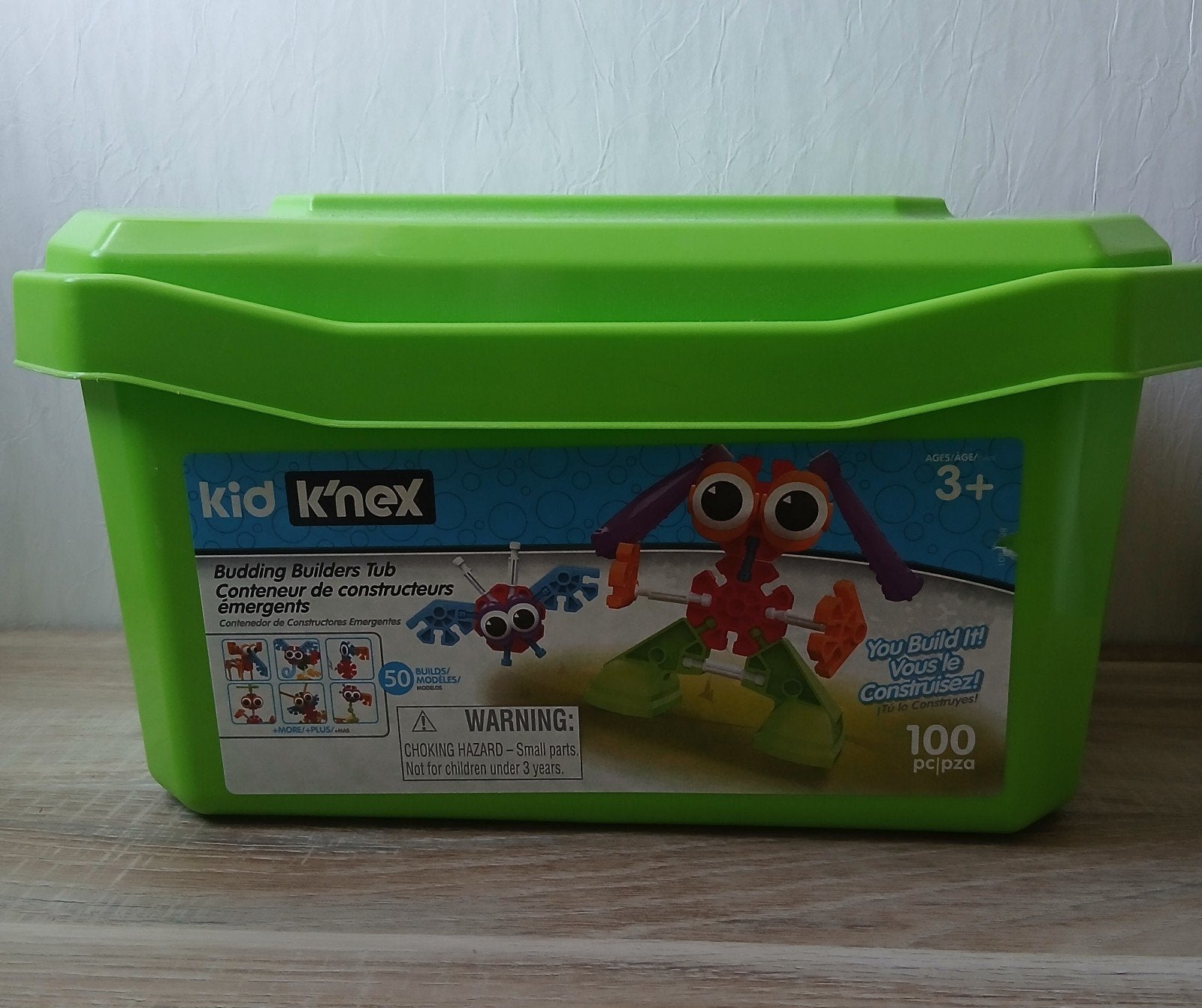 Deze K'nex Kid K'nex Bouwset Bevat 98  Kleurrijke Onderdelen, Ophalen of Verzenden, Zo goed als nieuw, K'nex