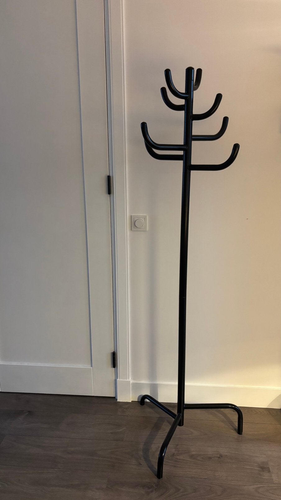 Ikea kapstok zwart, Ophalen, Zo goed als nieuw, Metaal, Staande kapstok