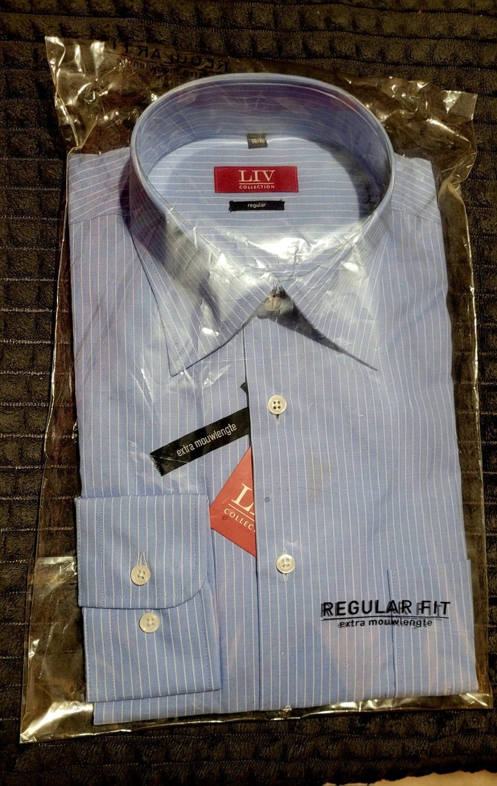 Nieuw LIV Collection Regular Fit overhemd, maat M, Kleding | Heren, Overhemden, Blauw, LIV Collection, Nieuw, Halswijdte 39/40 (M)
