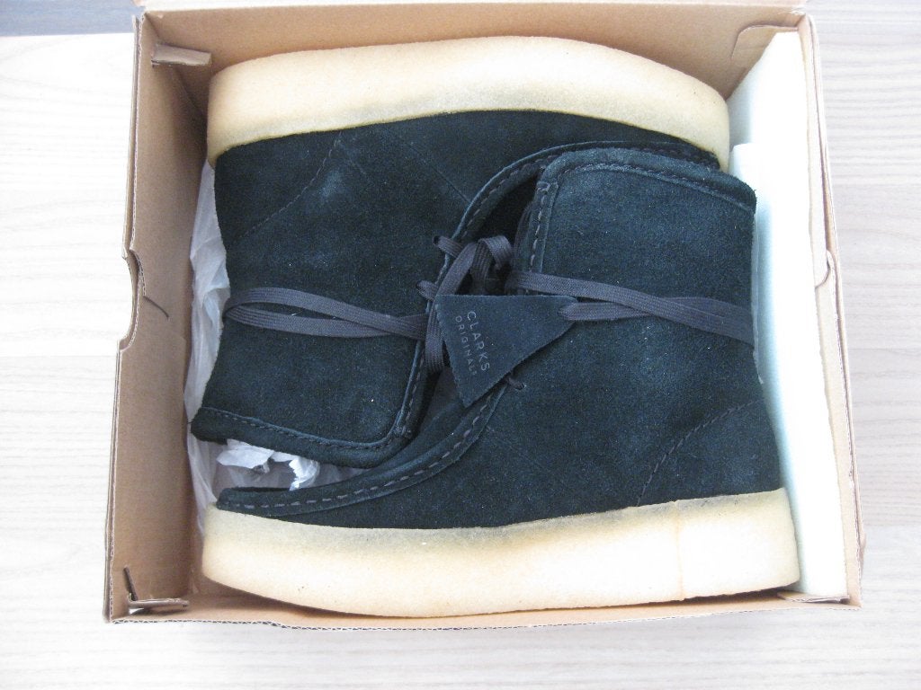 Clarks Originals Wallabee Boot Zwart Suède - Maat 38, Verzenden, Zwart, Lage of Enkellaarzen, Nieuw