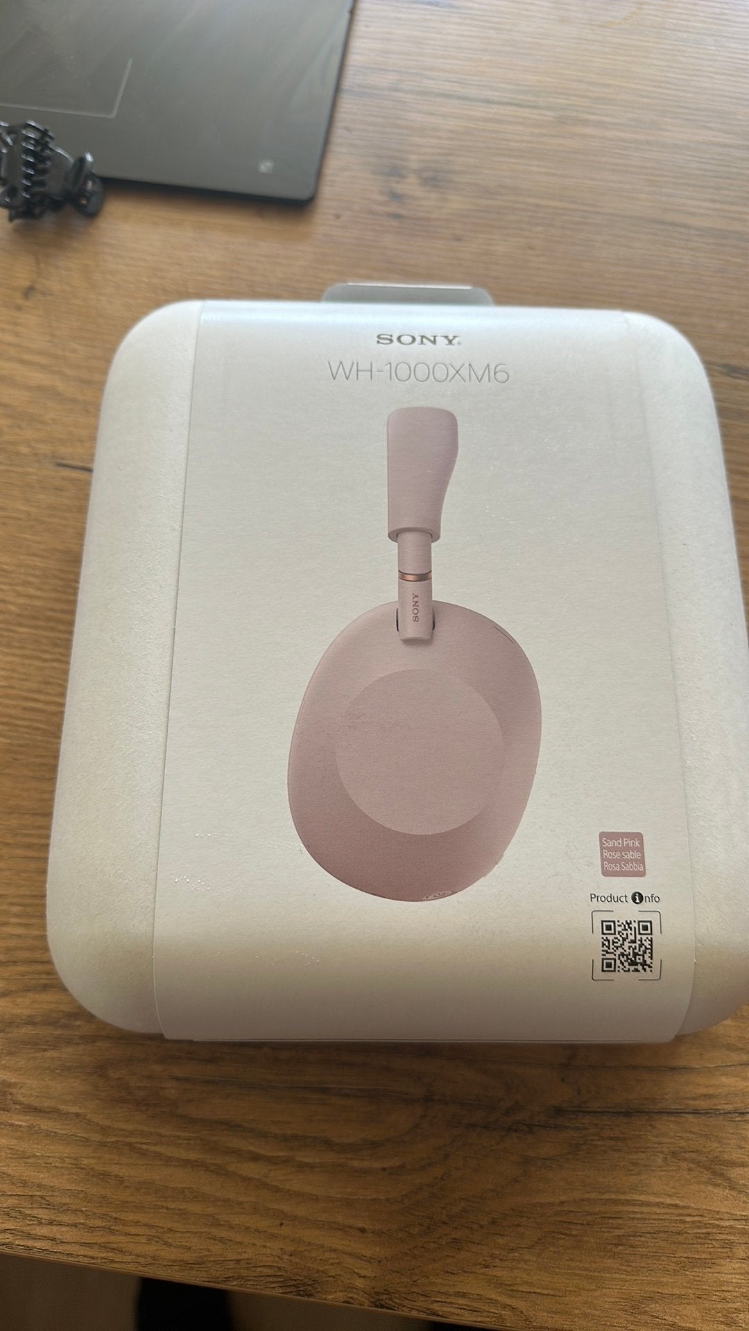 Sony WH-1000XM6 - Sand Pink - WH1000XM6P.CE7 - WH1000XM6