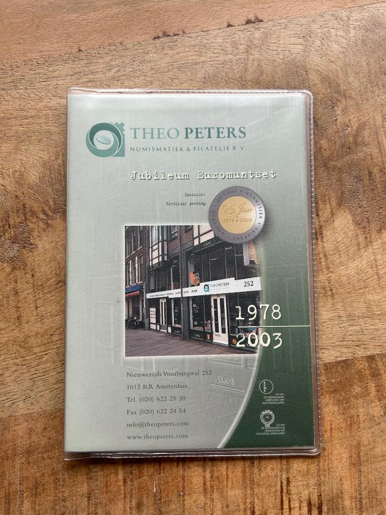 Theo peters jubileum Euromuntset, Postzegels en Munten, Ophalen of Verzenden, Vóór koninkrijk