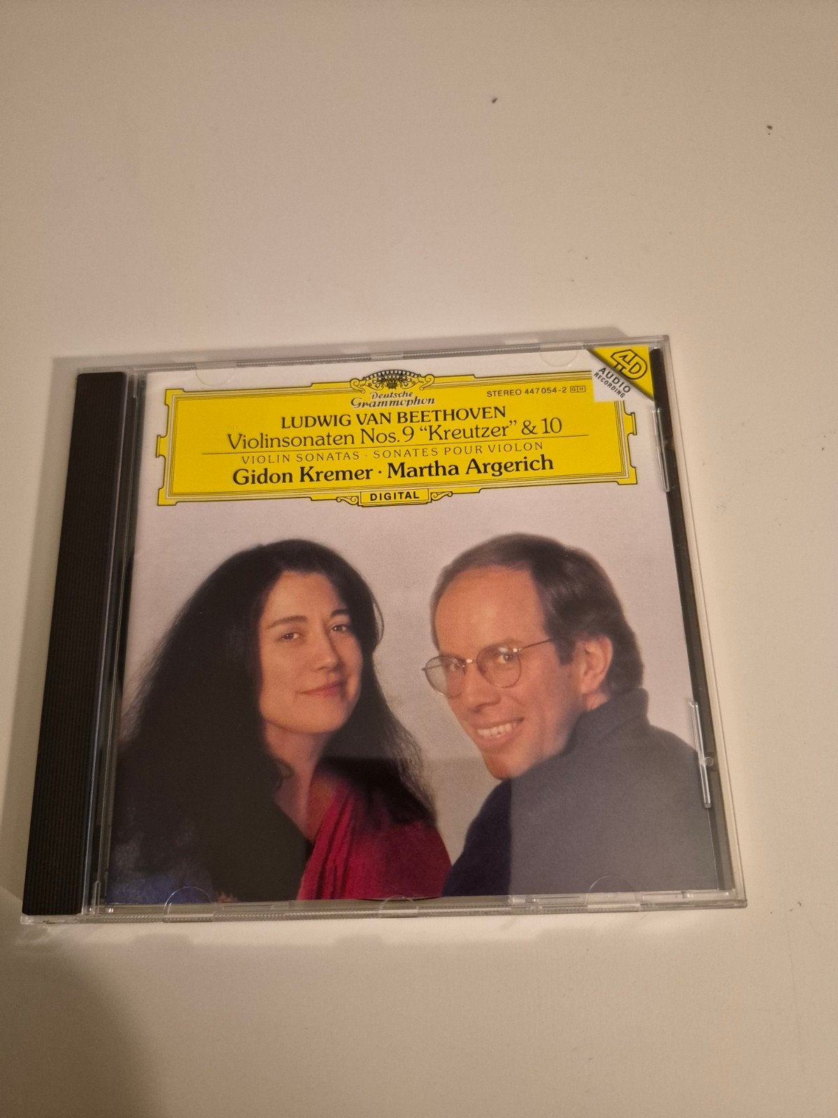 Beethoven Vioolsonates Kreutzer & 10 - Kremer Argerich CD, Kamermuziek, Ophalen of Verzenden, Zo goed als nieuw, Classicisme