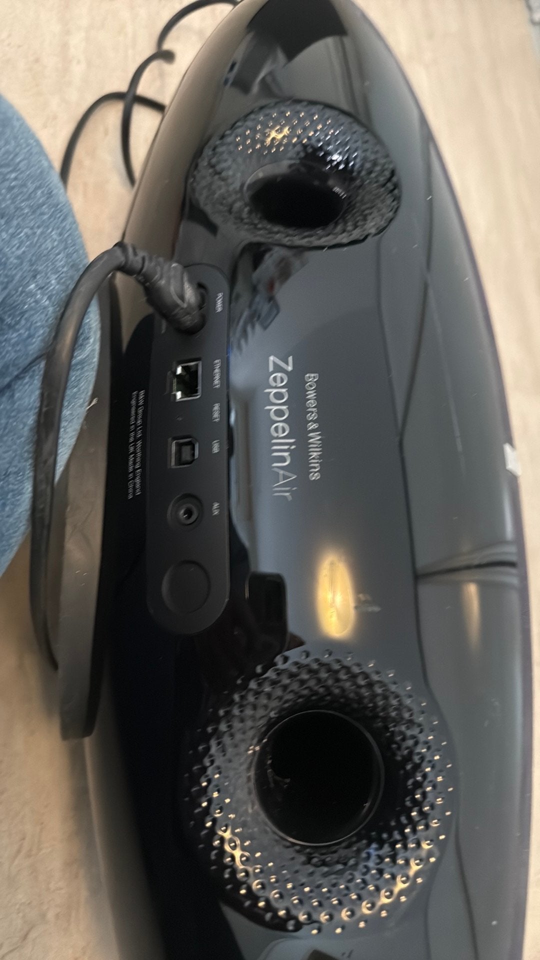 Bowers & Wilkins Zeppling speaker, Ophalen, Zo goed als nieuw