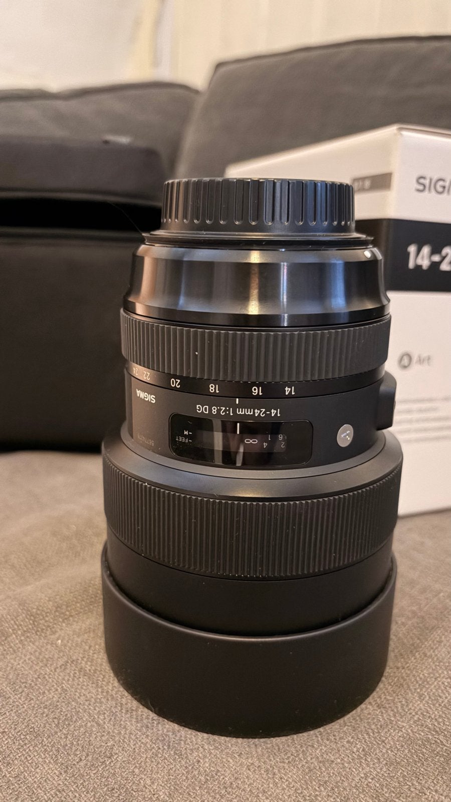 Sigma 14-24mm F2.8 DG Art Lens voor Canon EF, Audio, Tv en Foto, Fotografie | Lenzen en Objectieven, Zo goed als nieuw, Groothoeklens