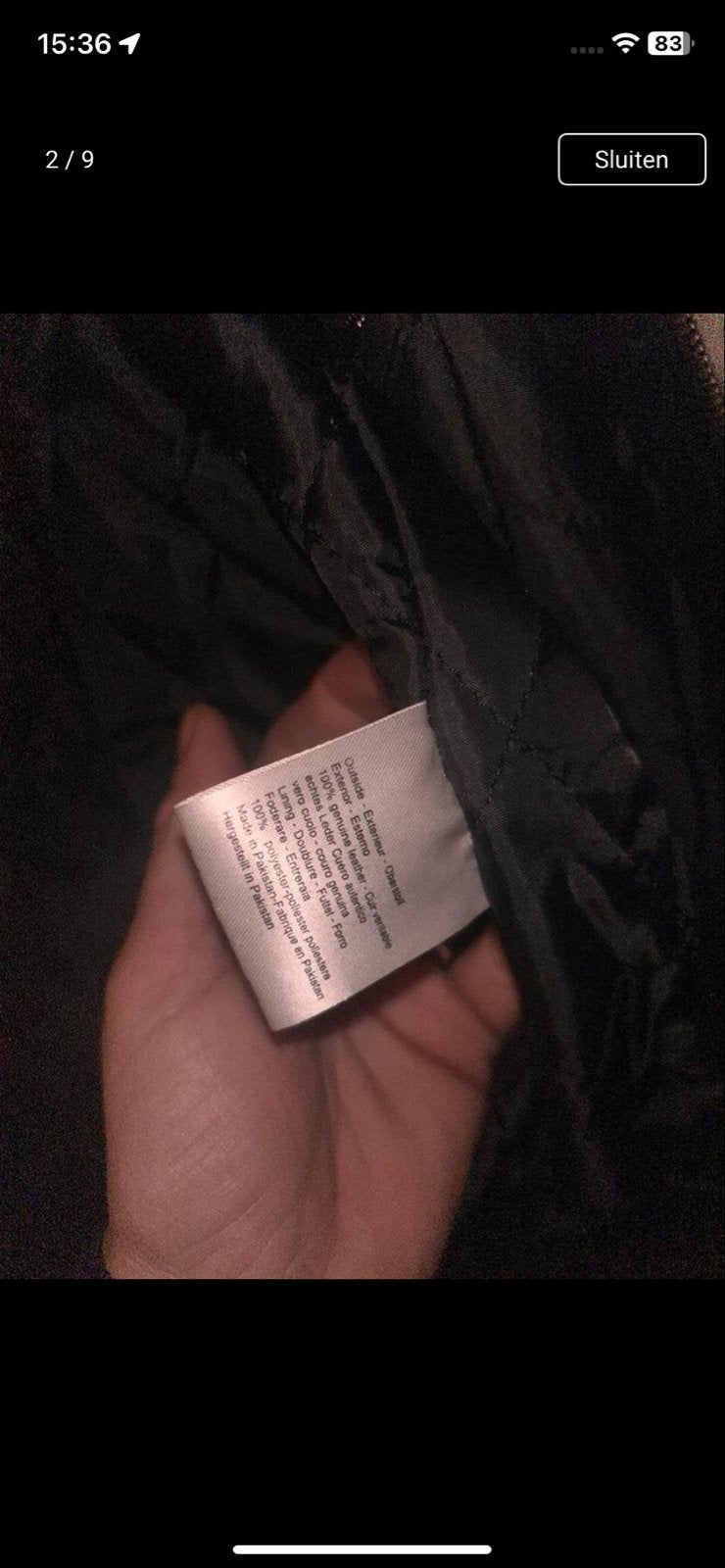 Superior heren leren  pilotenjack met teddy kraag maat XXXL, Kleding | Heren, Ophalen of Verzenden, Zo goed als nieuw, Overige maten