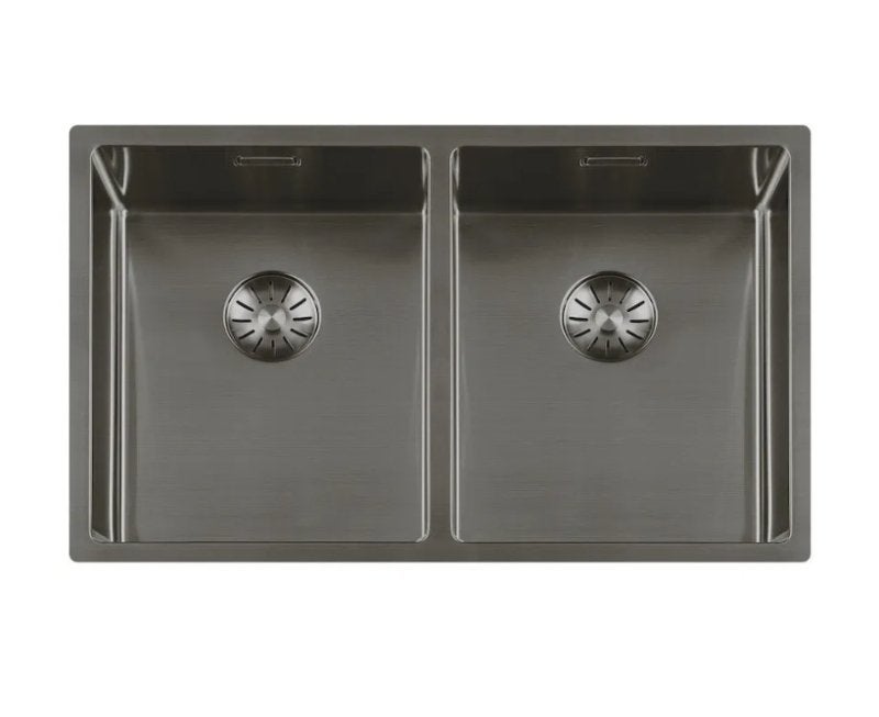 Lorreine 3434SP-Gunmetal Luxe Dubbele Keukenspoelbak Gun ..., Mailto:mail@lorreine.nl, Lorreine B.V., Nieuw, Ophalen of Verzenden