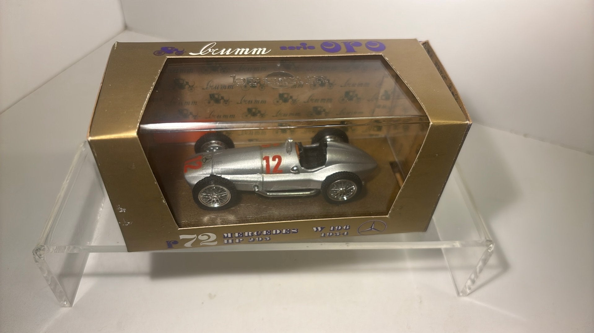 Mercedes benz w196 295 1954 brumm 1.43, Overige merken, Auto, Ophalen of Verzenden, A