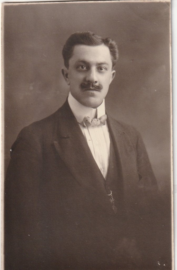 fotpkaart  - man, Verzenden, Voor 1940, Zo goed als nieuw
