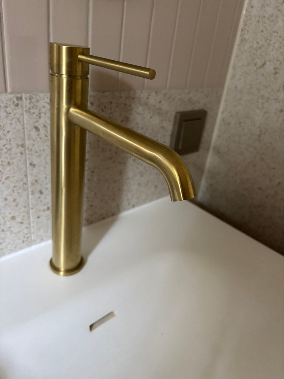Nieuw! 2x matgouden opbouwkranen, Ophalen of Verzenden, Nieuw, Kraan
