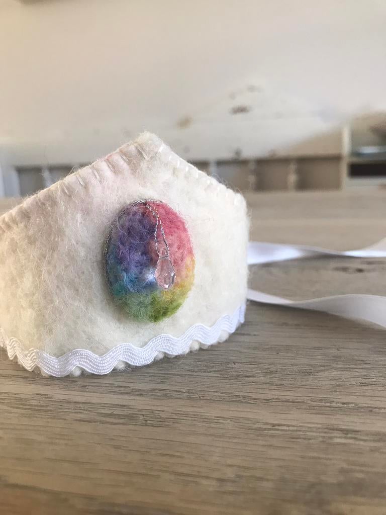 Antroposofisch speelgoed vilten kroon, Ophalen of Verzenden, Nieuw, Overige typen