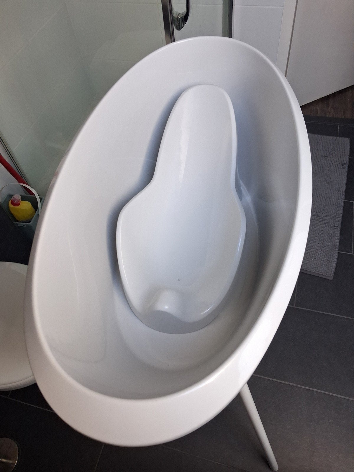 Luma baby bad met standaard, Gebruikt, Badje, Standaard, Ophalen