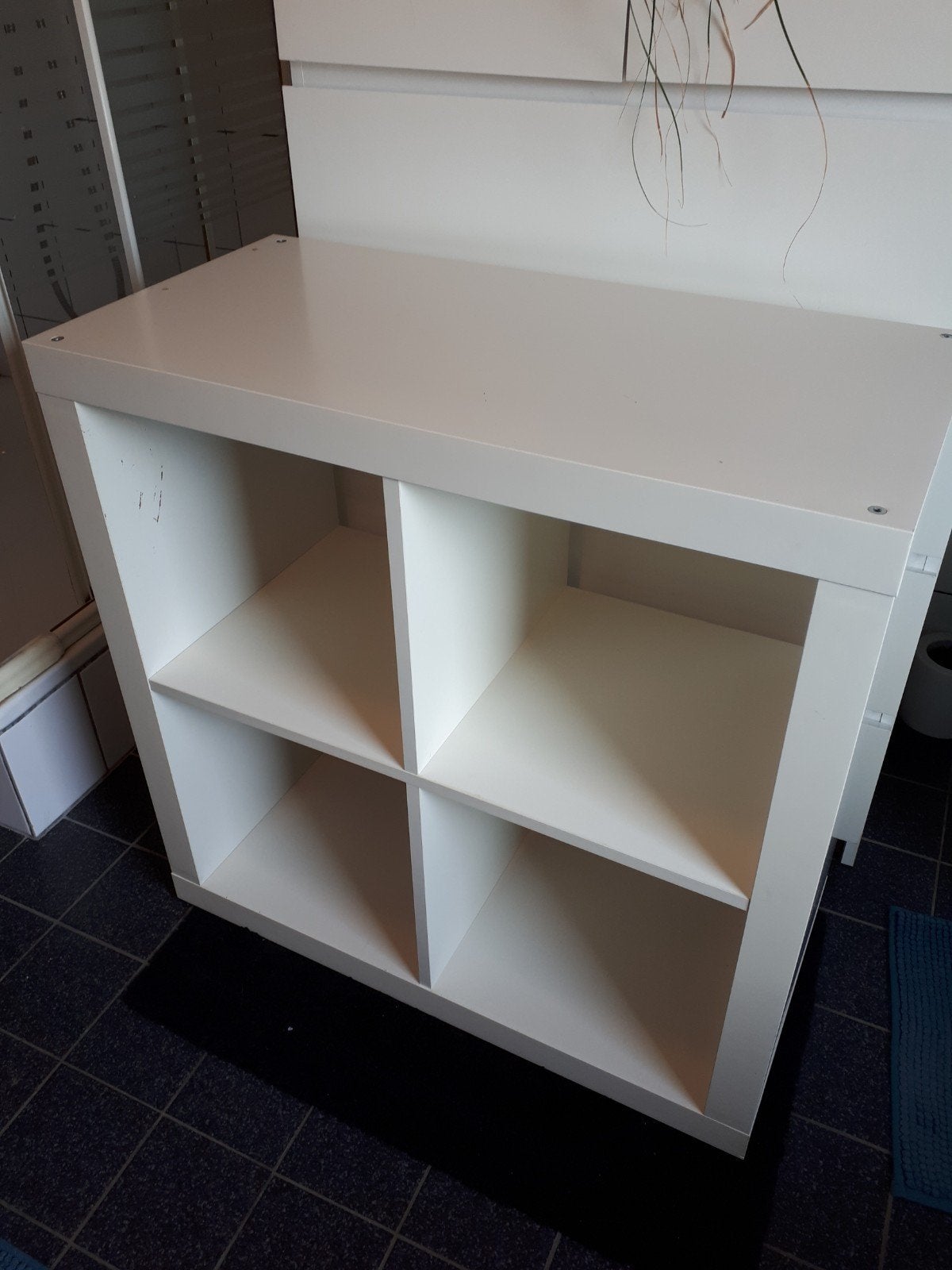 Expedit Kallax vakkenkast 4vakken wit, Ophalen, Gebruikt, 25 tot 50 cm