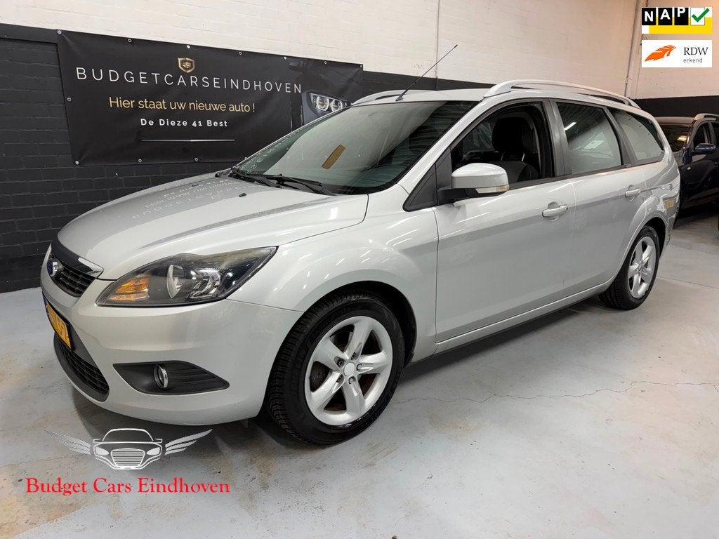 Ford Focus Wagon 1.6 Comfort Nap/Airco/APK 08-2027!, Auto's, Gebruikt, 4 cilinders, 635 kg, Origineel Nederlands
