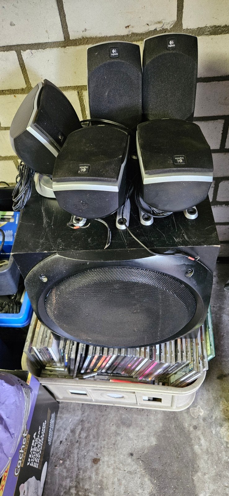 Audiosonic 5.1 met basbox en regelaar voor op het  buro, Overige merken, Gebruikt, Ophalen of Verzenden, 5.1-systeem
