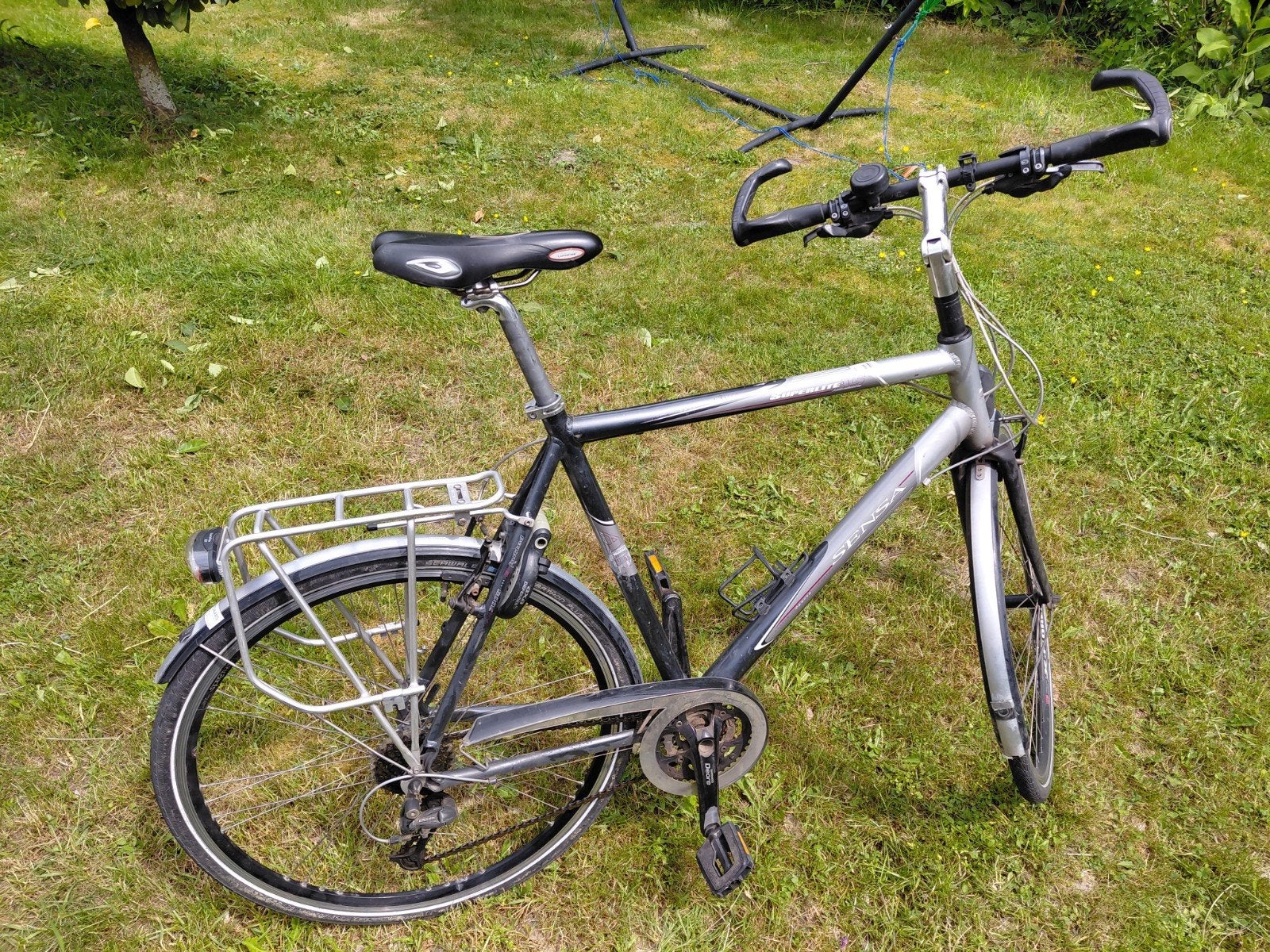 Degelijke toerfiets met Shimano Deore versnellingen, Fietsen en Brommers, 28 inch, Gebruikt, Velgrem, 57 tot 61 cm