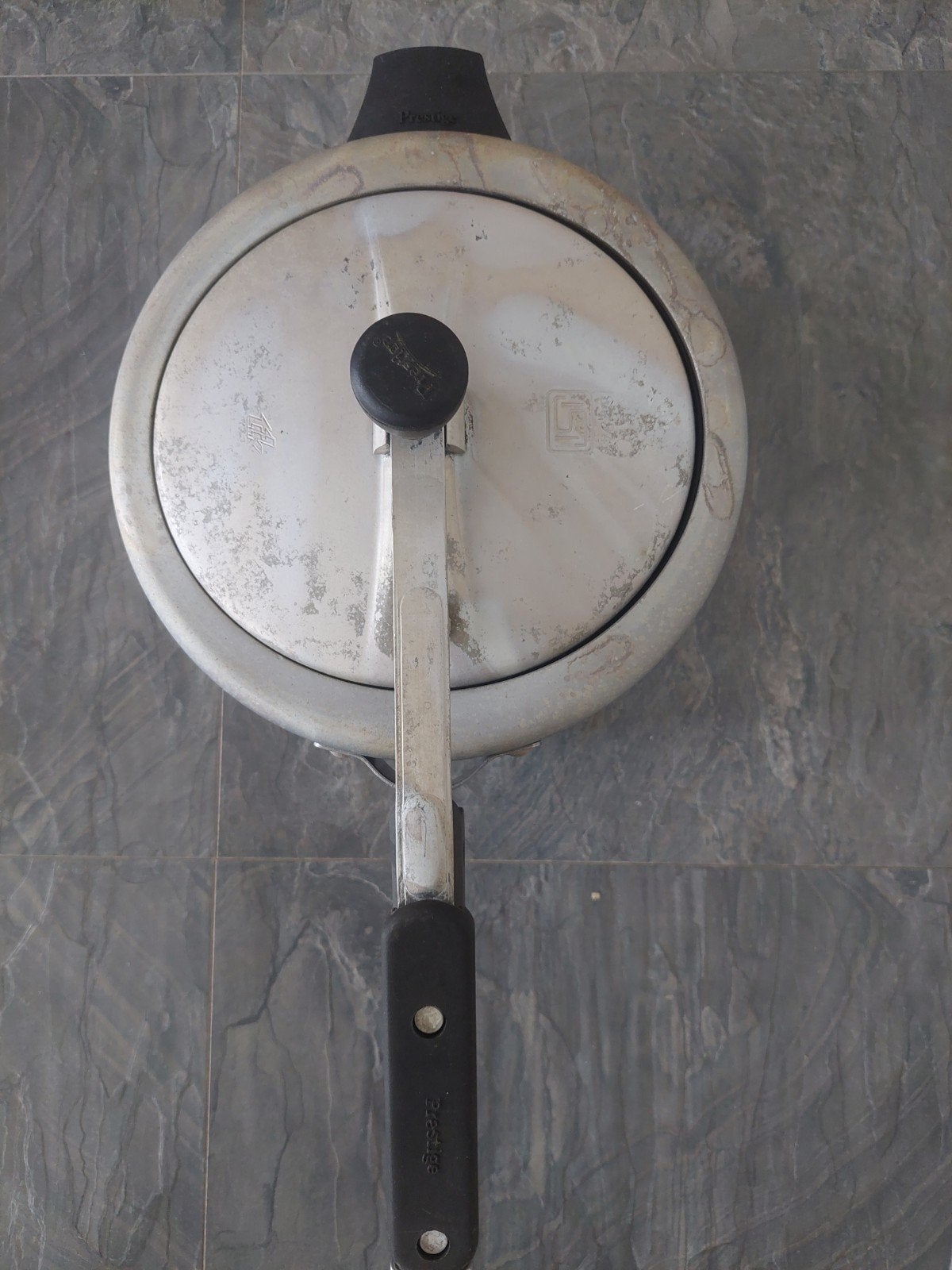 Prestige pressure cooker/snelkookpan 5 Litre, 4 liter of meer, Ophalen, Gebruikt